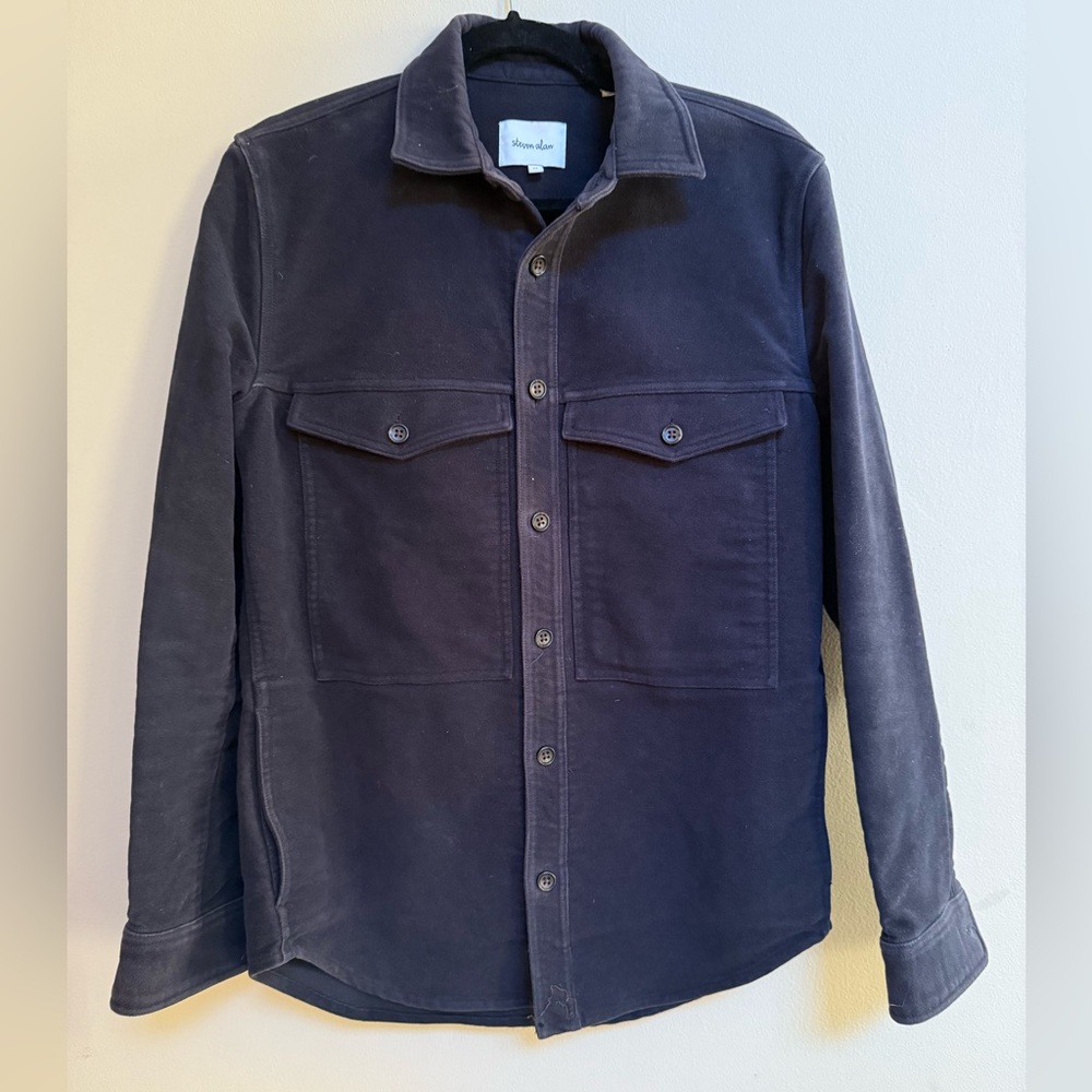 Steven Alan Double Pocket Shirt Jacket - Navy